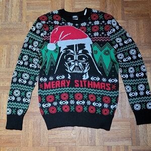 Star Wars Black and Green Crewneck Sweater